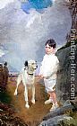 Famous Dog Paintings - Lane Lovell and His Dog